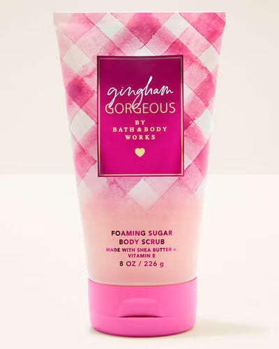 Bath & Body Works Gingham Gorgeous Foaming Sugar Scrub 8 oz / 226 g