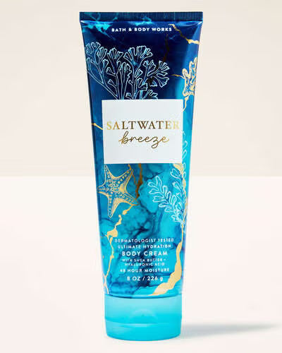 Bath & Body Works Saltwater Breeze Maximum Hydration Body Cream 8 oz / 226 g