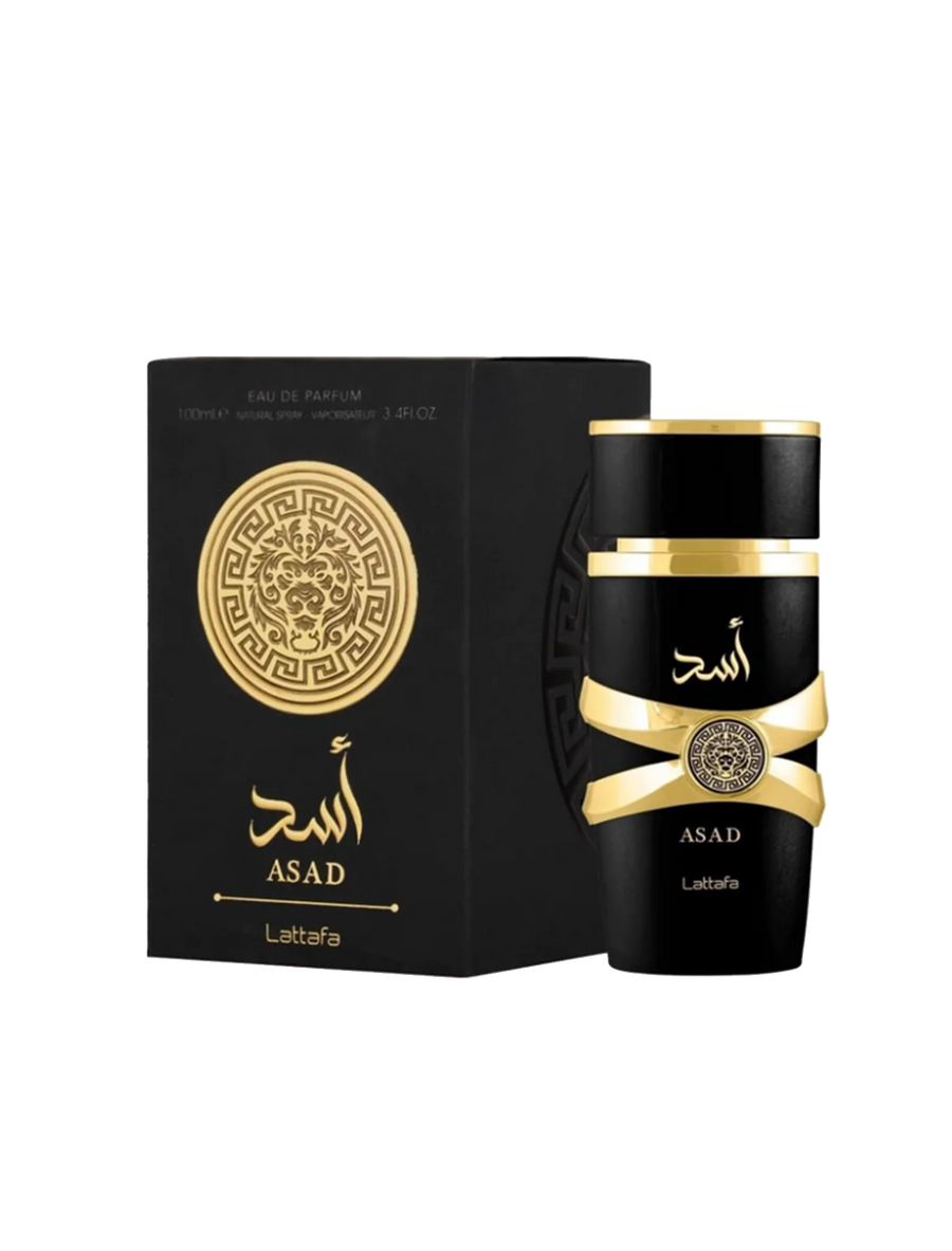 (DAMAGED BOX )LATTAFA ASAD EAU DE PARFUM 3.4FL.OZ FOR MEN