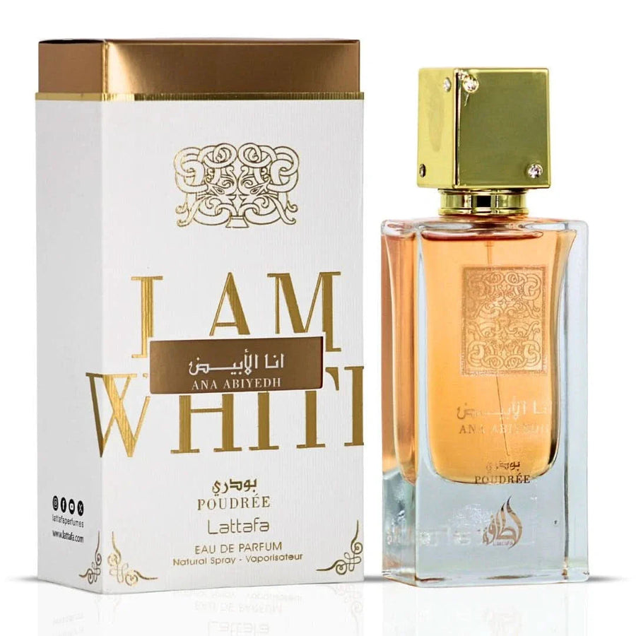 Ana Abiyedh Poudree Eau de Parfum Spray 60ml (2.0 oz) by Lattafa