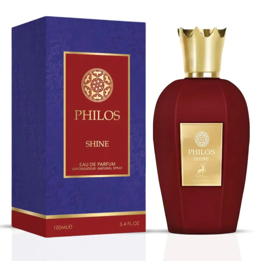 (DAMAGED BOX)Philos Shine Eau de Parfum Spray 100ml (3.4 oz) by Maison Alhambra (Copy)