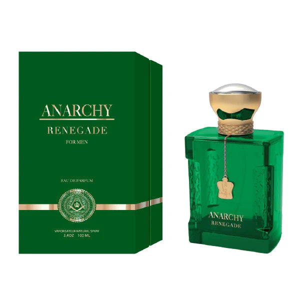 Anarchy Renegade, Unisex Eau de Parfum, 3.4 Fl Oz