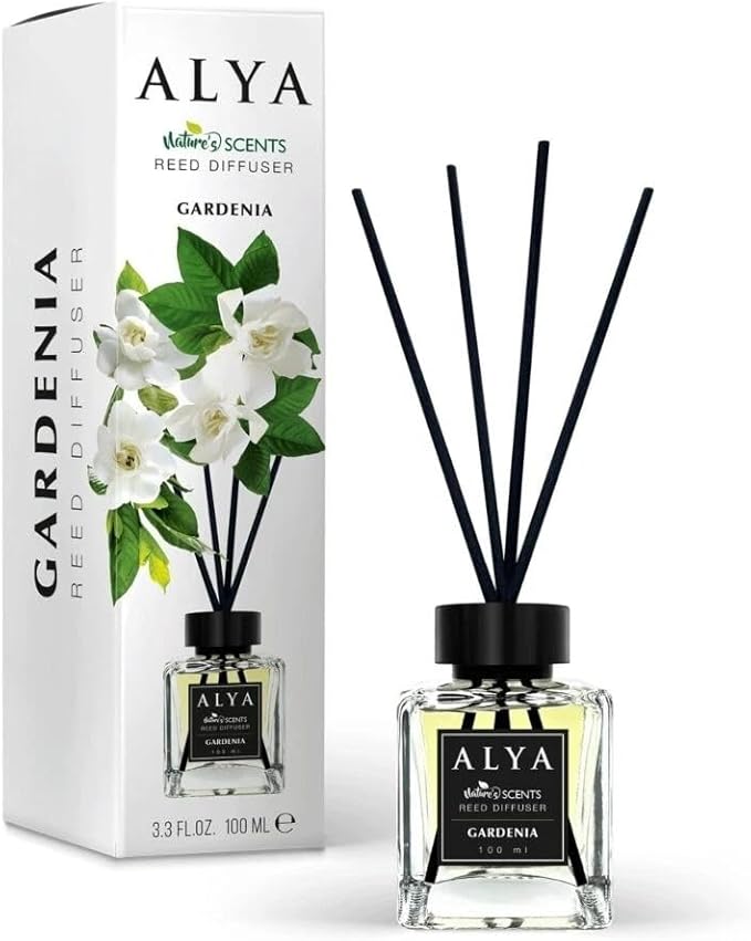 ALYA Reed Diffuser GARDENIA Lasting Fragrance 3.3oz