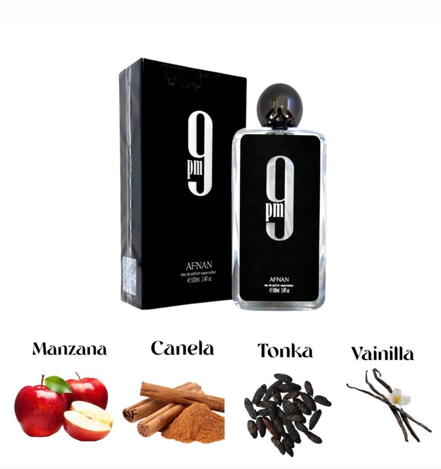 (DAMAGED BOX) 9 PM Eau Parfum 3.4oz