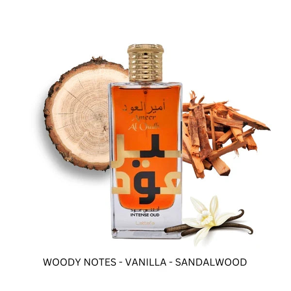 (OPEN BOX) Ameer Al Oudh Intense Oud Eau de Parfum Spray 100ml 3.4 oz