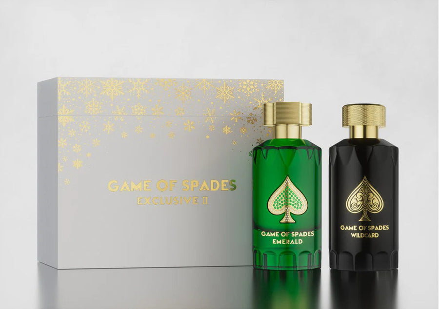 EXCLUSIVE COLLECTION II GIFT SET GAME OF SPADES 100 ML X 2 PCS (EMERALD + WILDCARD  Sourceclusive-collection-ii-gift-set-game-of-s