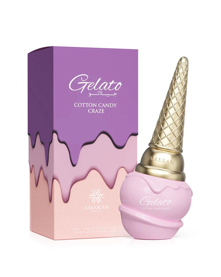 Gelato Cotton Candy Craze EDP Perfume By Amaran Parfums 3.4oz  100ml