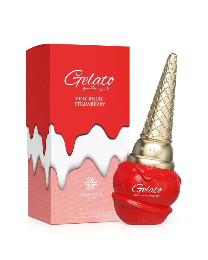 Gelato Very Berry Strawberry EDP Perfume By Amaran Parfums 3.4oz  100ml