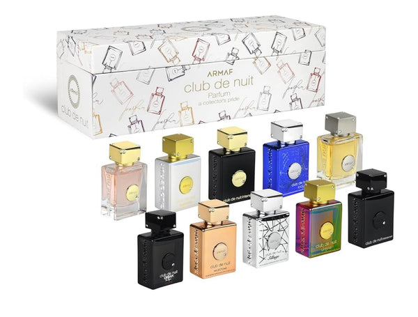 (OPEN BOX) Armaf Club De Nuit Parfum MINI 10 pieces 0.17 oz each