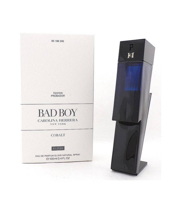 (TESTER) CAROLINA HERRERA Bad Boy Cobalt Elixir EDP 3.4 Oz