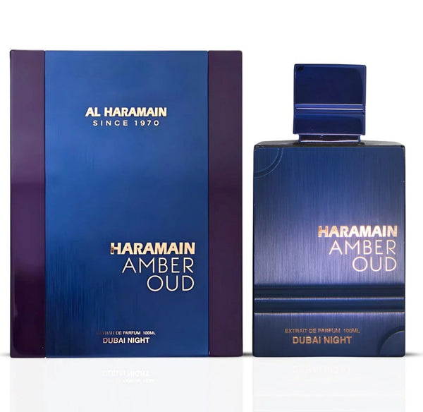 Extracto De Perfume En Aerosol Amber Oud Dubai Night De Al Haramain, 100 Ml (3,4 Oz)