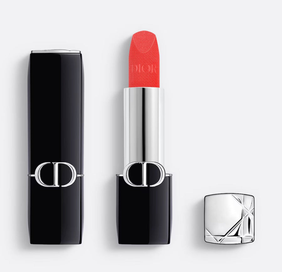 999 Satin Rouge Dior Couture Color - Hydrating & Long-lasting lipstick - Velvet, Satin & New Veil Finishes