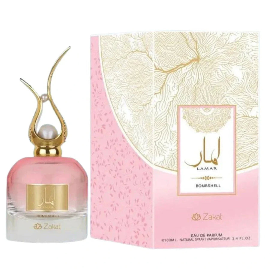 Zakat Lamar Bombshell Eau de Parfum Spray for Women, 3.4 Fl Oz (100 ml)