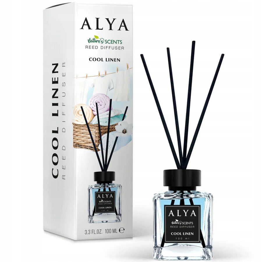 Alya  Nature's Scents Reed Diffuser Cool Linen - 100 ml