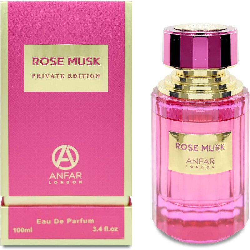 Anfar Ladies London Rose Musk EDP Spray 3.4 oz