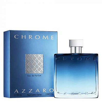 AZZARO Men's Chrome Eau de Parfum EDP Spray 3.4 oz