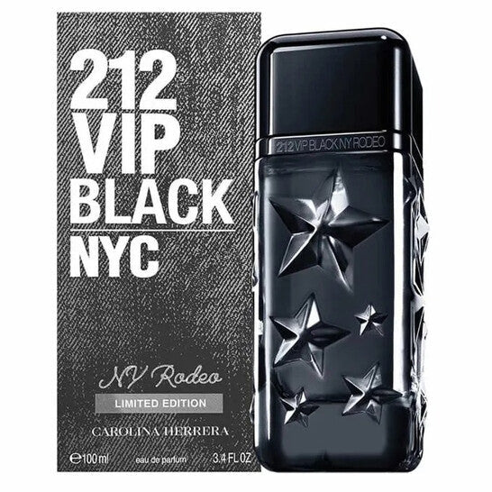 CAROLINA HERRERA Men's 212 Vip Black NY Rodeo EDP Spray 3.4 oz