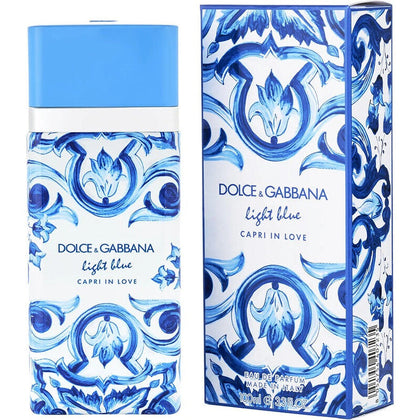 Dolce & Gabbana Ladies Light Blue Capri In Love EDP Spray 3.4 oz