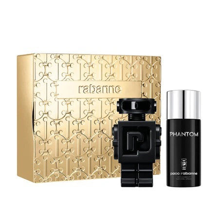 PACO RABANNE PHANTOM SET 3.4oz PARFUM SP+ 5oz DEO