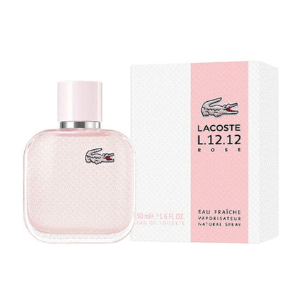 LACOSTE  Ladies L.12.12 Eau de Toilette Rose Eau Fraiche EDT Spray 3.4 oz