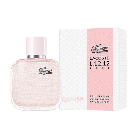 LACOSTE Ladies L.12.12 Eau de Toilette Rose Eau Fraiche EDT Spray 3.4 oz