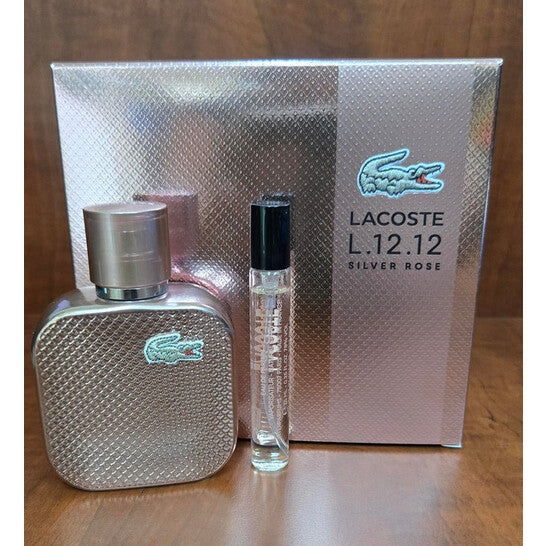GIFT LACOSTE L.12.12 SILVER GREY