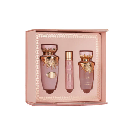 Lattafa Ladies Haya 3pcs EDP Gift Set