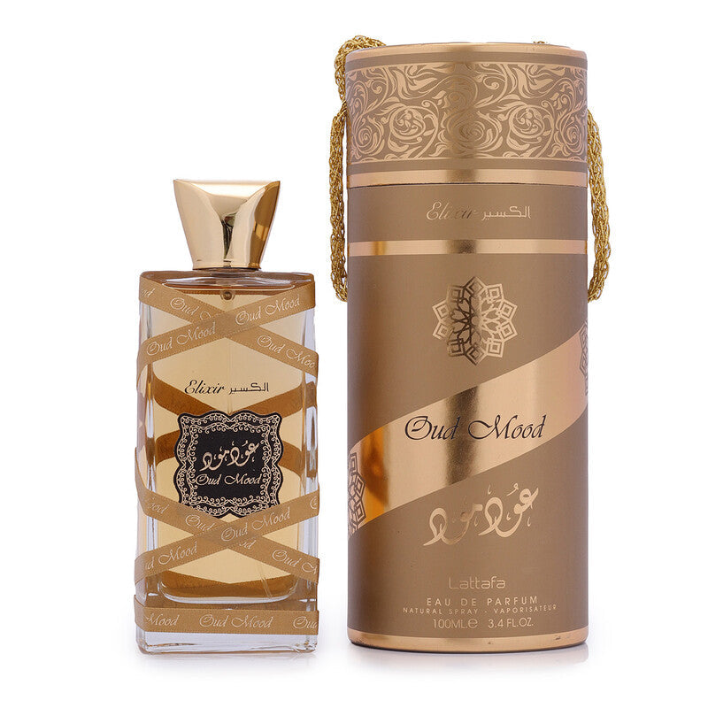 Lattafa Unisex Oud Mood Elixir EDP Spray 3.4 oz