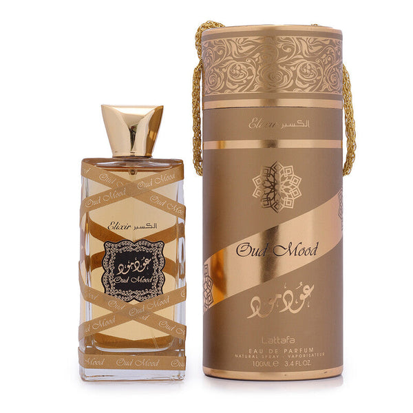 Lattafa Unisex Oud Mood Elixir EDP Spray 3.4 oz