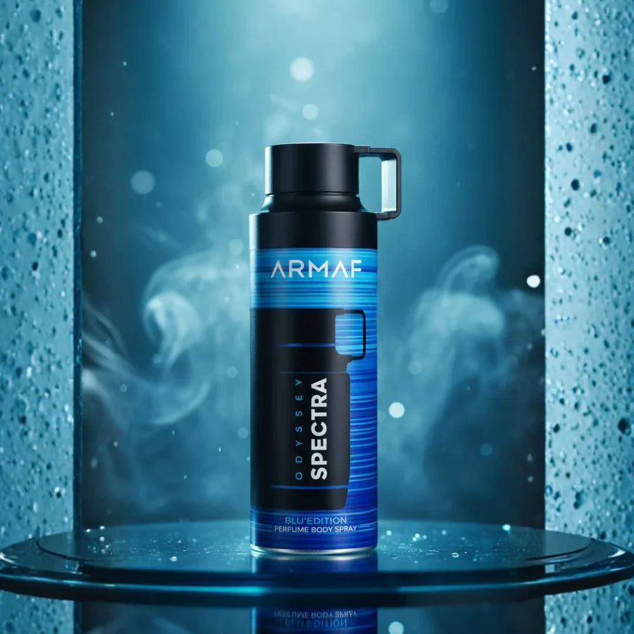 Odyssey Spectra Blu Perfumed Body Spray 200ml (6.8 oz) by Armaf