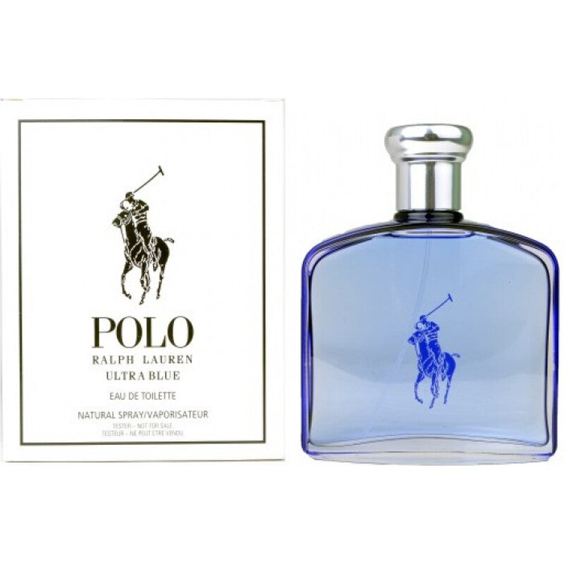(Tester) Lauren Men's Polo Ultra Blue EDT Spray 4.2 oz
