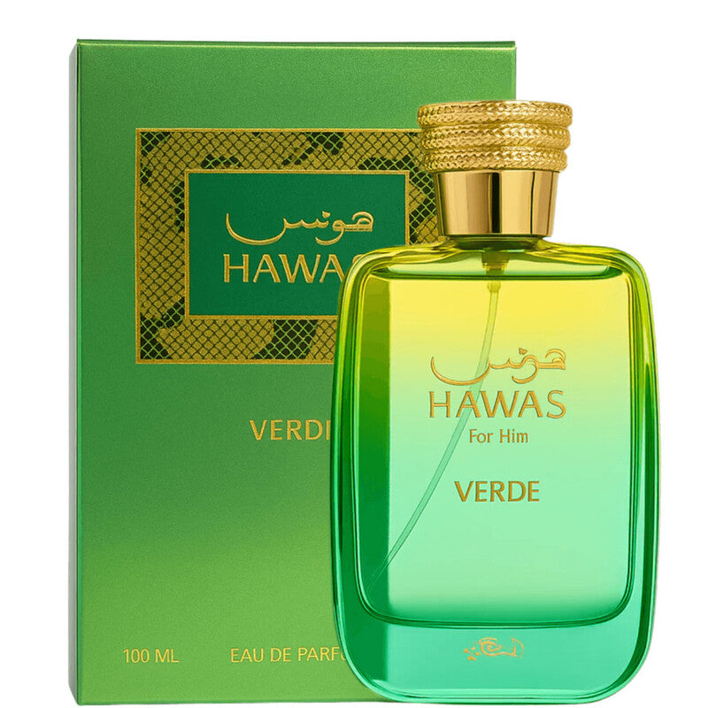 Rasasi Men's Hawas Verde EDP Spray 3.38 oz