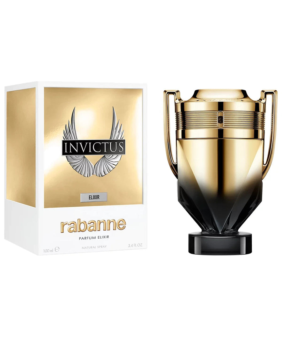 Invictus Victory Elixir Parfum by Paco Rabanne 3.4oz Parfum Men (NEW)