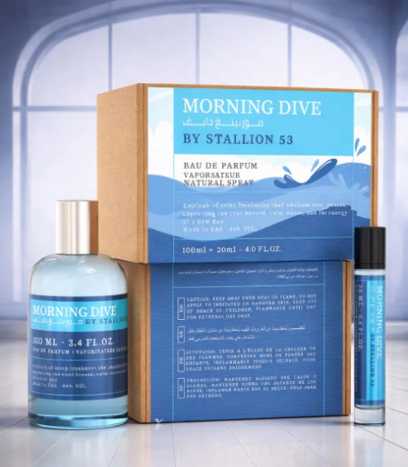 Morning Dive by Stallion 53 Eau de parfum 3.4oz/100ml+20ml