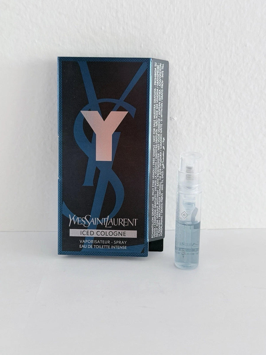 Yves Saint Laurent Y Iced Cologne EDT Intense Sample Spray .04oz 1.2ml New 2026