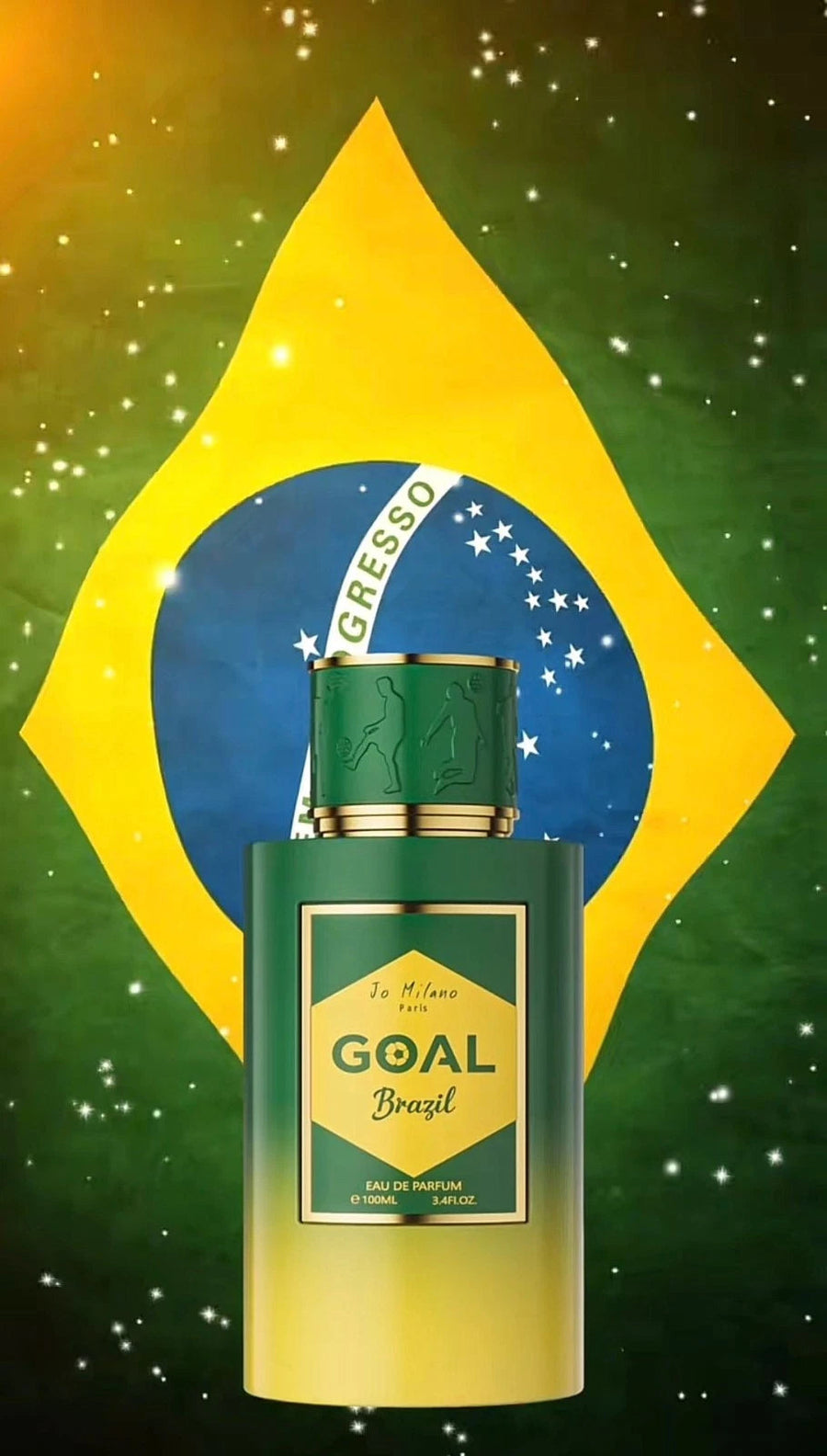 Jo Milano Paris Goal Brazil Eau de Parfum 3.4 oz / 100ml