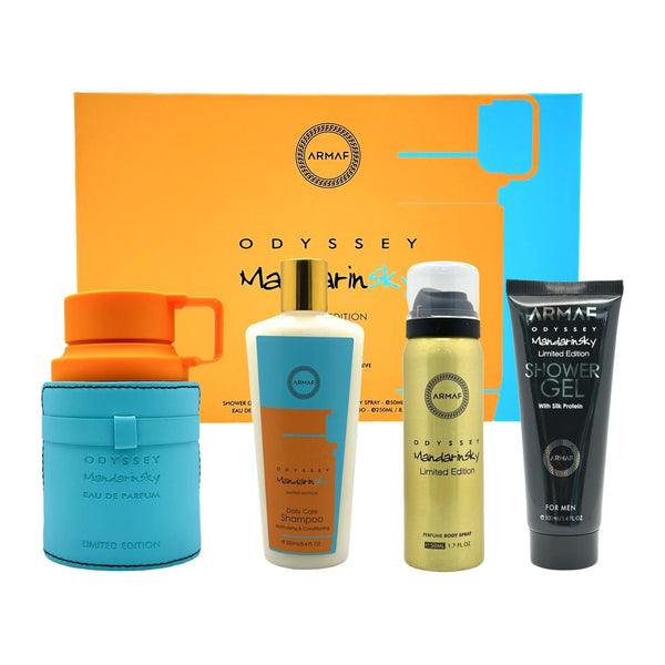 Set Gift Set ARMAF ODYSSEY MANDARIN SKY-4PC🤭