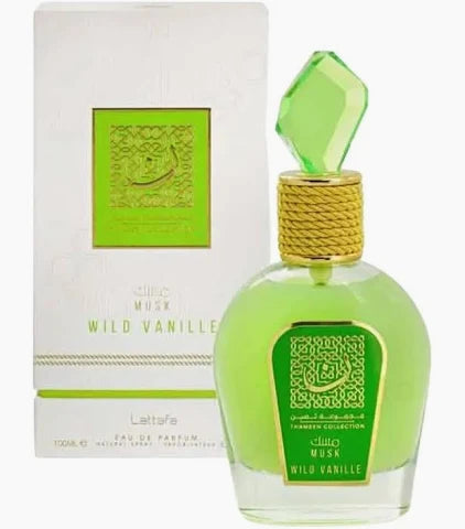 Lattafa Unisex Wild Vanille Thameen Collection Musk EDP Spray 3.4 oz