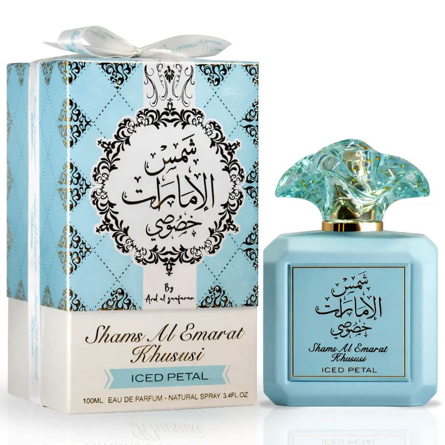 Shams Al Emarat Khususi Iced Petal Eau de Parfum Spray 100ml (3.4 oz) by Ard Al Zaafaran