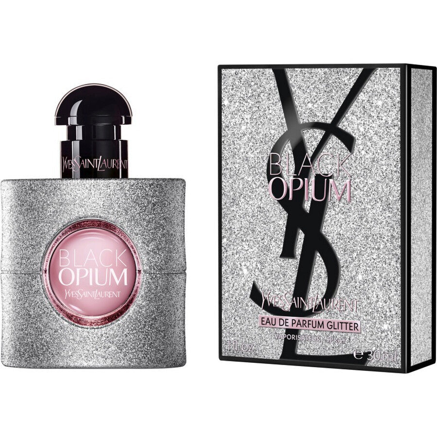 (TESTER) YVES SAINT LAURENT Ladies Black Opium Glitter EDP Spray 3.0 oz