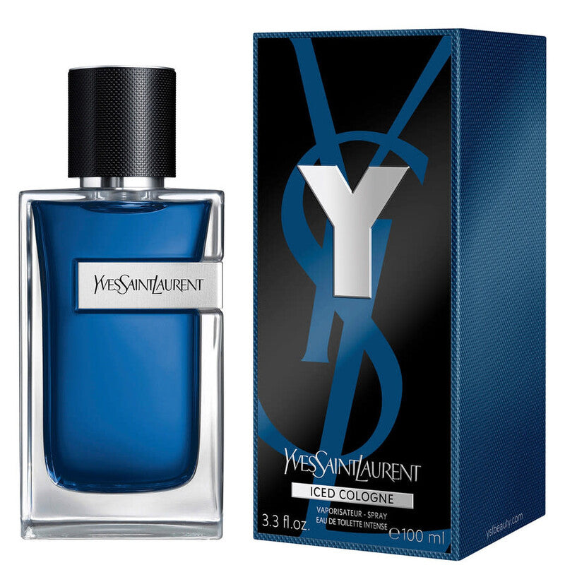 Yves Saint Laurent Men's Y Iced Cologne Intense EDT Spray 3.4 oz